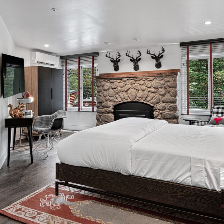 The Creekstone bedrooms designed by H3K Palm Springs