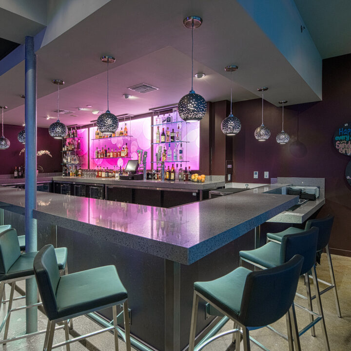 Dish restaurant bar designed by H3K